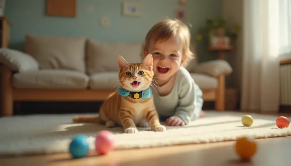 Flohhalsband Katze Kinder: So schützt Du Kind und Katze gemeinsam
